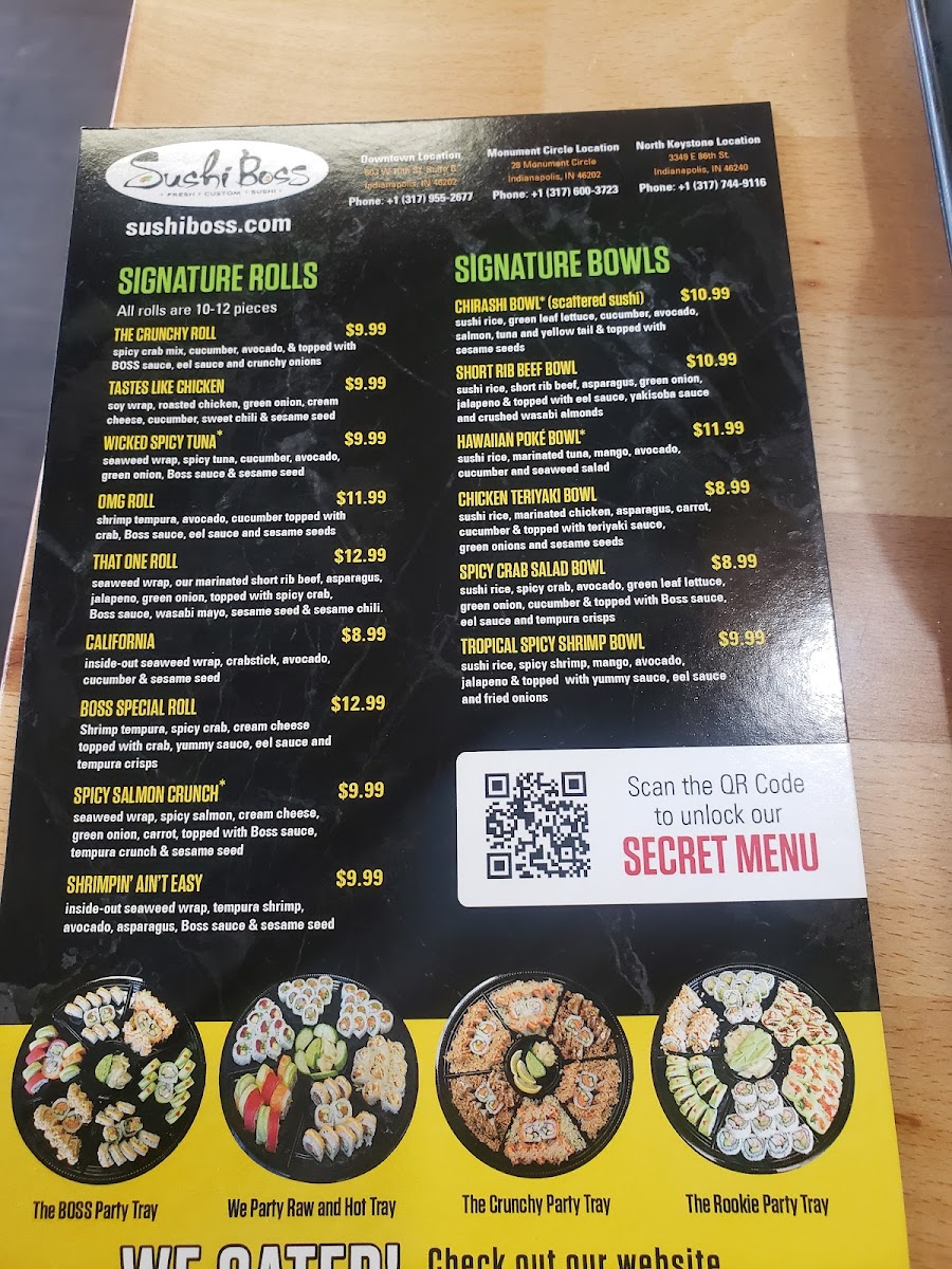 Sushi Boss Menu - Image 2