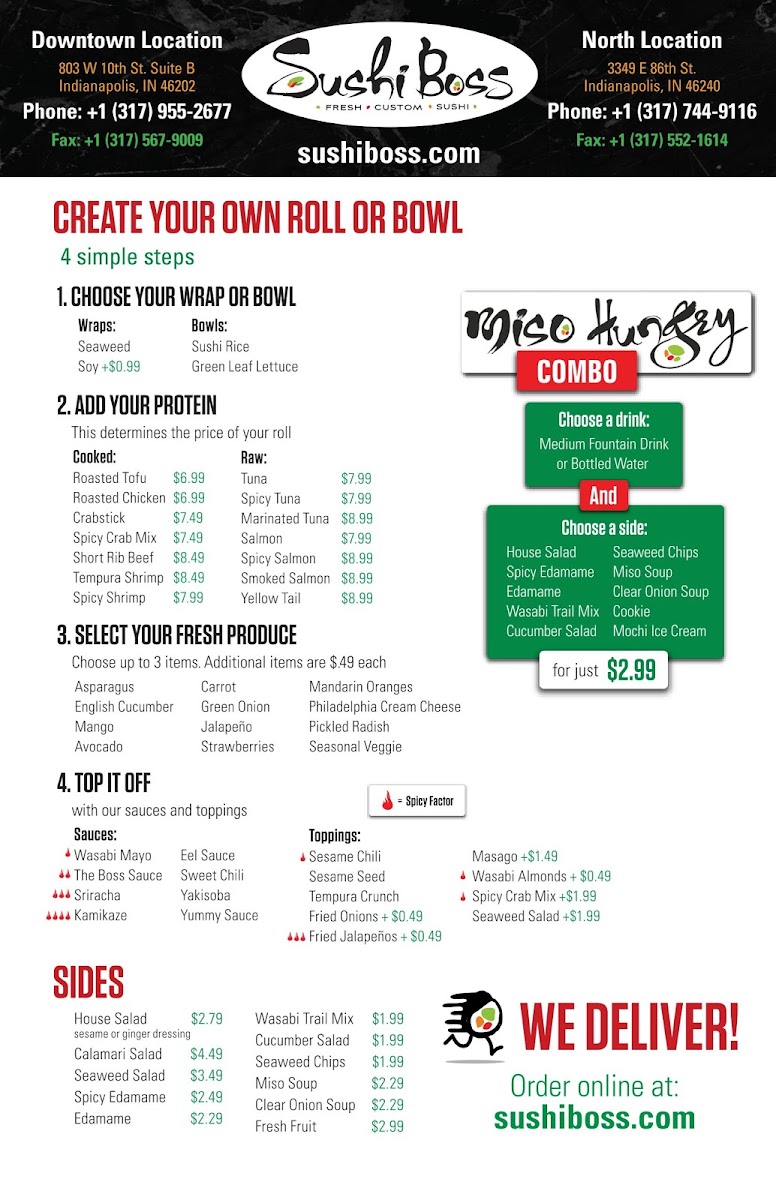 Sushi Boss Menu - Image 4